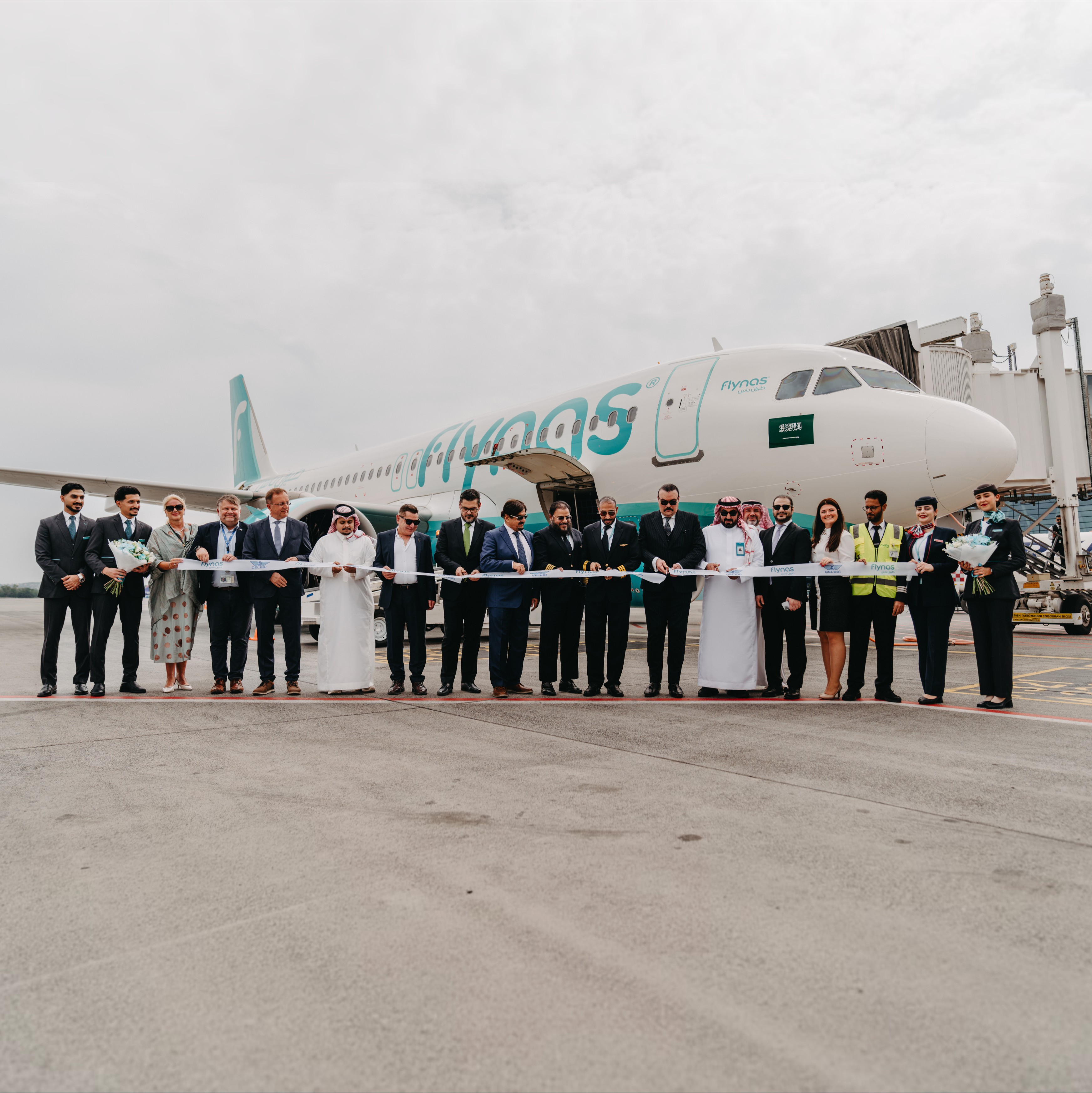 Çelebi Aviation Hungary Welcomes flynas’ Inaugural Riyadh–Budapest Flight