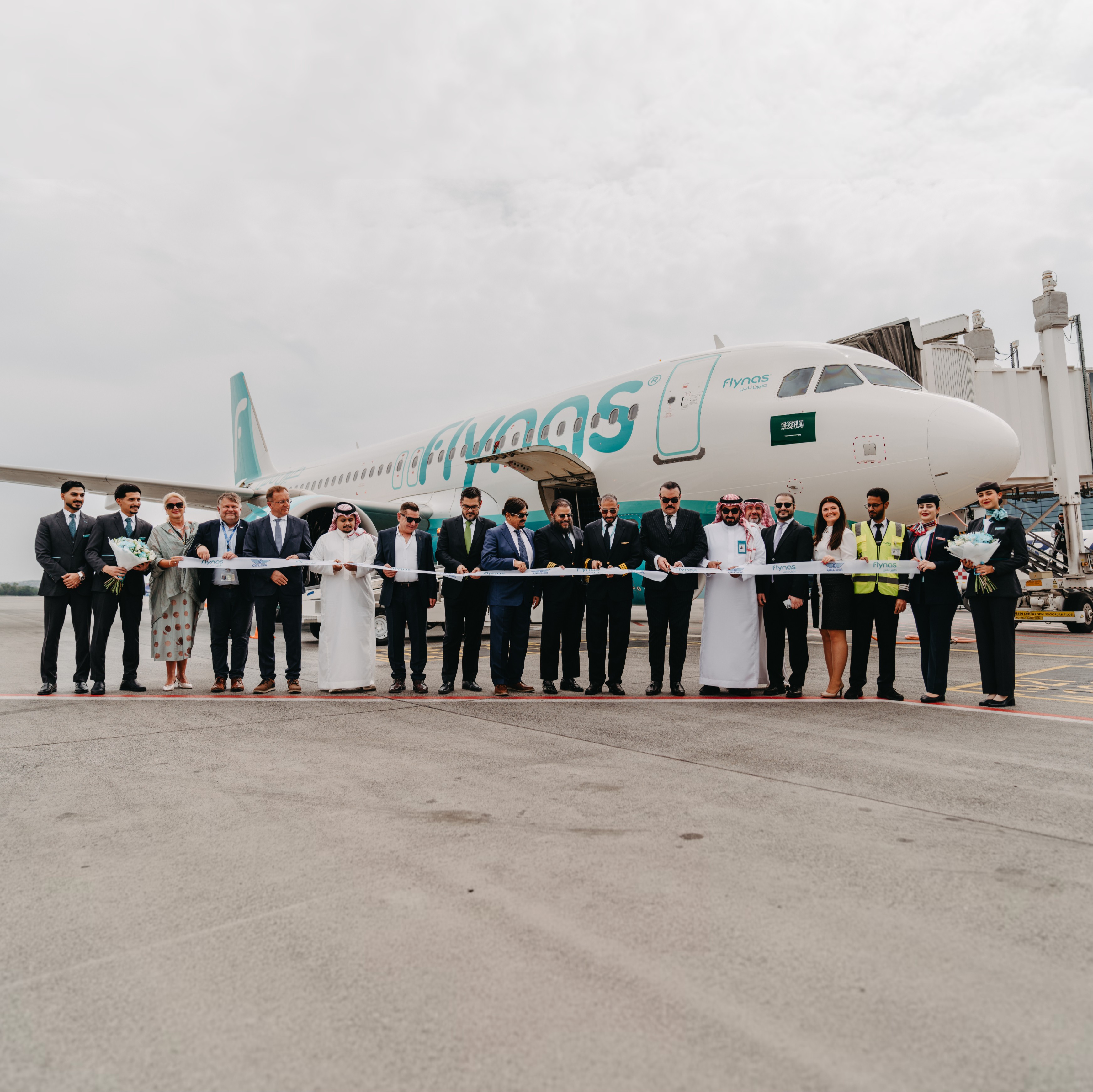 Çelebi Aviation Hungary Welcomes flynas’ Inaugural Riyadh–Budapest Flight